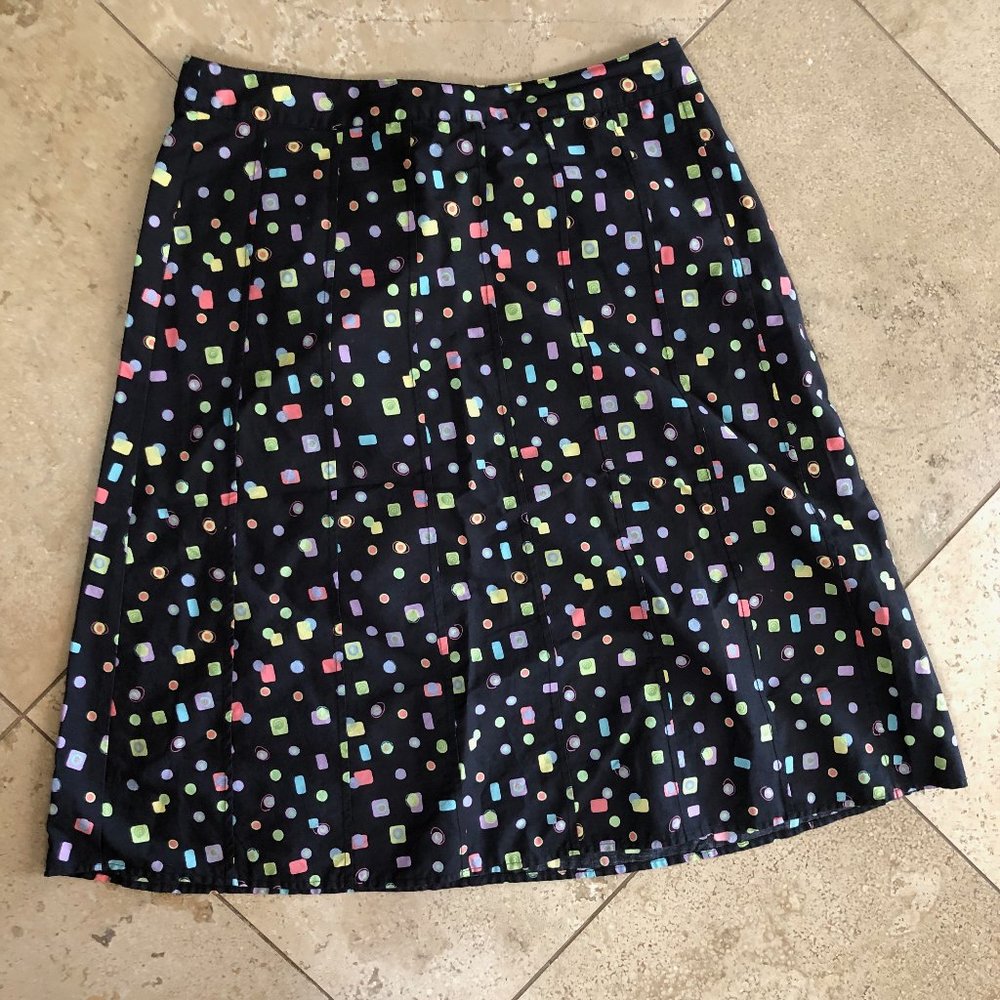 Black Funfetti Skirt
